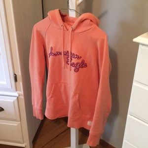 AEO Orange Hoodie Sweatshirt Women’s Size S